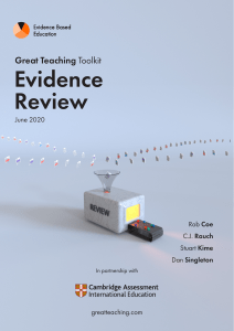 great-teaching-toolkit-evidence-review