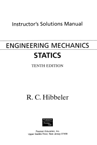 hibbeler-engineering-mechanic-statics instructio manual