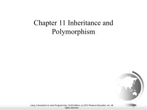 11slide-Inheritance and Polymorphism