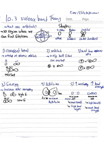 10.3 valence bond theory