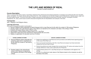 LT+LIFE+AND+WORKS+OF+RIZAL++COURSE+SYLLABUS+EXEMPLAR-(CHRISTIAN+D.+PADILLA)