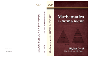 New Maths for GCSE and IGCSE - CGP Books ( PDFDrive )