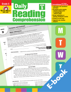 Daily Reading Comprehension, Grade 5 by Amelia Gray (z-lib.org)