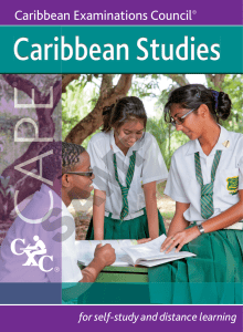 cape caribbean studies study guide