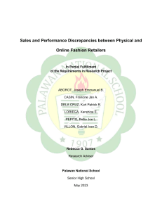 Fashion Retail: Physical vs. Online Sales Performance