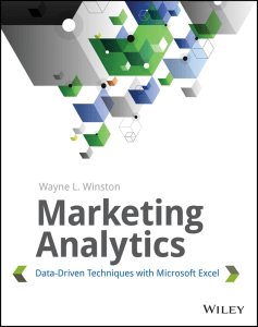 Marketing Analytics Data-Driven Techniques with Microsoft Excel by Wayne L. Winston (z-lib.org)