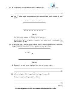 Physics Exam Paper: Electric Fields & Circuits