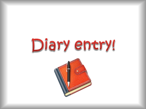 Creative-Writing---Diary-entry!