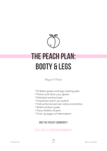 LIVE The Peach Plan   Booty & Legs