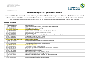 List-of-Building-Related-Sponsored-Standards NZ