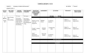 CurrMap TLE-8 1st Quarter