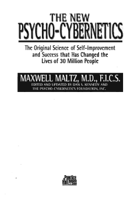The New Psycho-Cybernetics by Maxwell Maltz 1