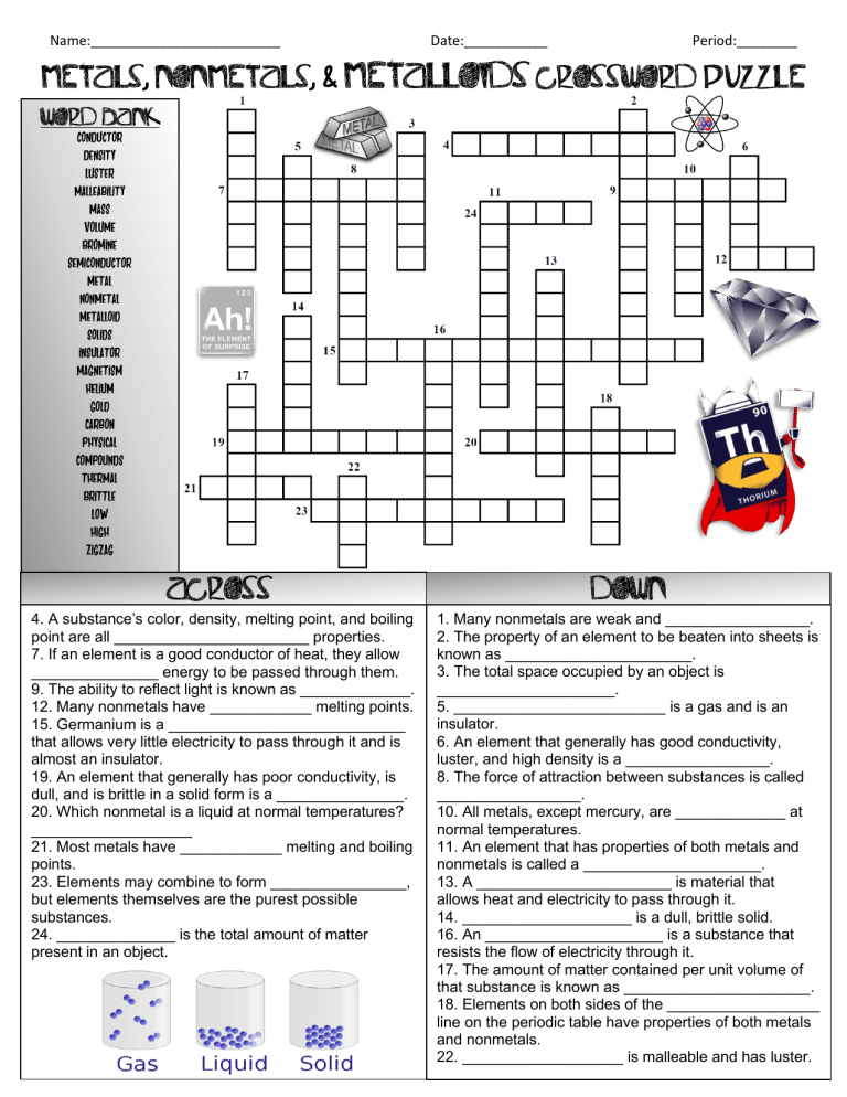 Mercury Worksheet - WordMint