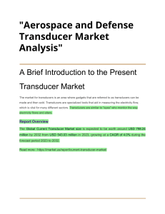 Current Transducer Market
