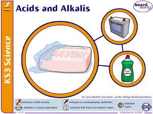 acids and alkalis