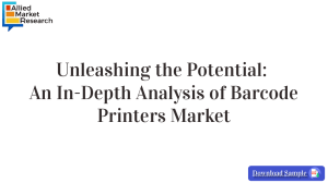 Barcode Printers Market Expected to Reach $13,510.6 Million By 2032