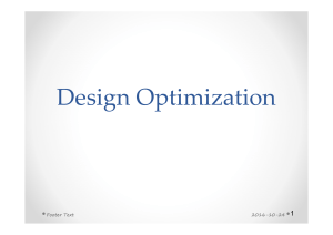 Design Optimization 01