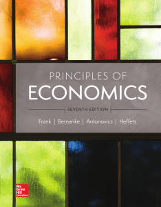 Principles Of Economics [Frank, Bernanke, Antonovics & Heffetz]