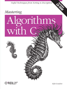 Mastering Algorithms with C - Kyle Loudon