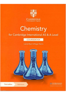 Lawrie Ryan, Roger Norris - Cambridge International AS & A Level Chemistry Coursebook with Digital Access (2 Years) (2020, Cambrid