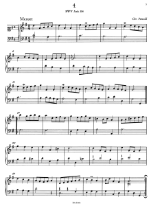 Bach Minuet in G