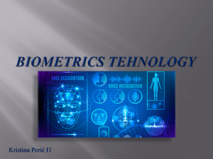 biometrics tehnology prezentacija