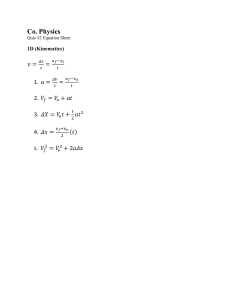 CoPHYQuiz 2-EquationSheet