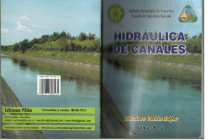 Hidráulica De Canales Máximo Villón Béjar 2da Edición ITCR