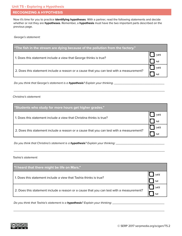 t5.2 hypothesis practice