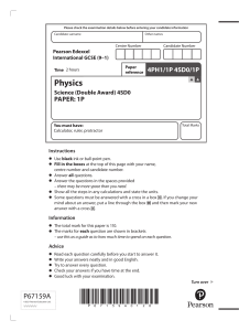 May 21 Paper 1 QPm