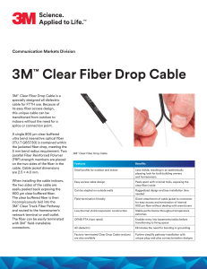 33788-CMD Clear Fiber Drop Cable DS LR