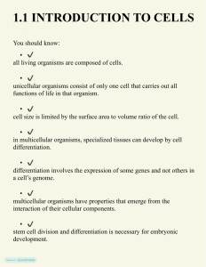 1 Cell Biology