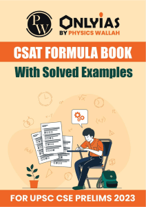 CSAT Formula Book with recent questions