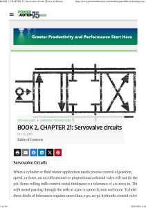 BOOK 2, CHAPTER 21  Servovalve circuits   Power & Motion