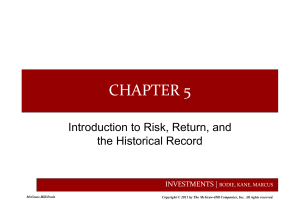 Ch5 Risk and Return 1in1