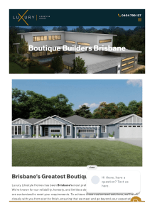 Boutique Builders Brisbane