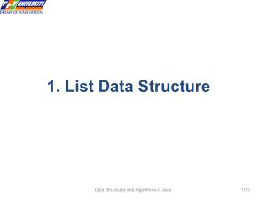 1-ListDataStructures