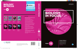 Biology in Focus Year 12 NSW (Australia)