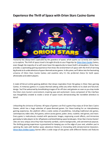 Orion Stars (1)