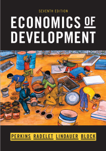 Economics of Development 7th Edition Perkins