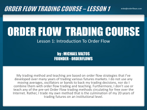 ORDER FLOW TRADING COURSE