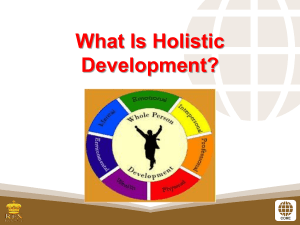 6 What Is Holistic Development