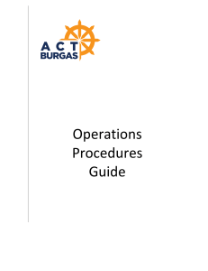 Operations Process 