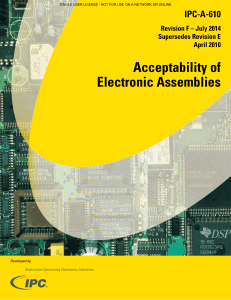 IPC A 610F Acceptability of Electronic Assemblies