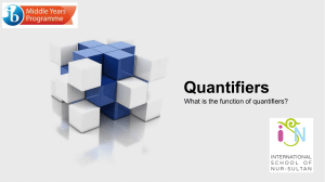 week 2 Quantifiers