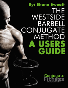 The westside barbell conjugate method