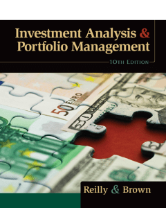 Manuel - Frank Reilly's Investment Analysis and Portfolio Management (10th Edition)