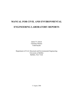 CSEE Manual for Lab Reports