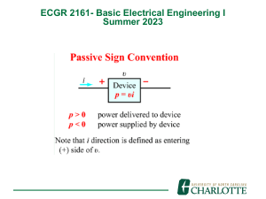 Slide 1 - ECGR2161-Summer23-Lecture-003