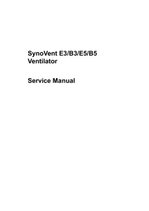 SynoVent E3,E5 Service Manual V5.0 EN